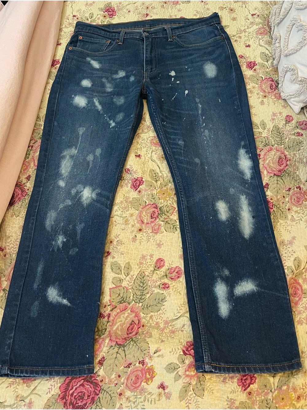 Levi’s Dark Blue Jeans with unique design